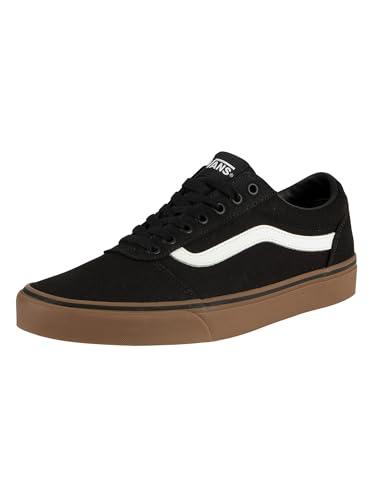 Vans Ward Canvas - Scarpe da Ginnastica Basse Uomo, Nero ((Canvas) Black/Gum 7Hi)