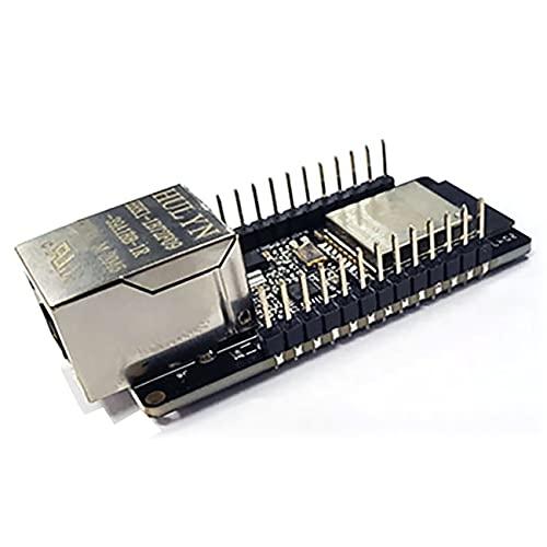 Wireless-Tag WT32-ETH01 Original Embedded Serial Port to Wifi Ethernet Module (ESP 32 Ethernet Development Board), Networking Bluetooth + Wifi Combo Gateway Module, RJ45 Network Port /LAN8720