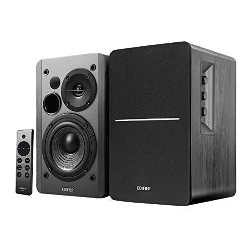 Edifier R1280DBs Altoparlanti Diffusori da Scaffale Active Bluetooth - Ingresso Ottico - Diffusore Monitor da Studio Wireless 2.0-42W RMS con Subwoofer Line Out - Nero