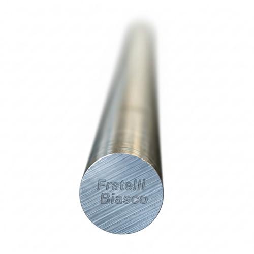 Barra tonda in ACCIAIO INOX trafilato AISI304, disponibili vari diametri (confezione n°3 barre D5X1000 mm)