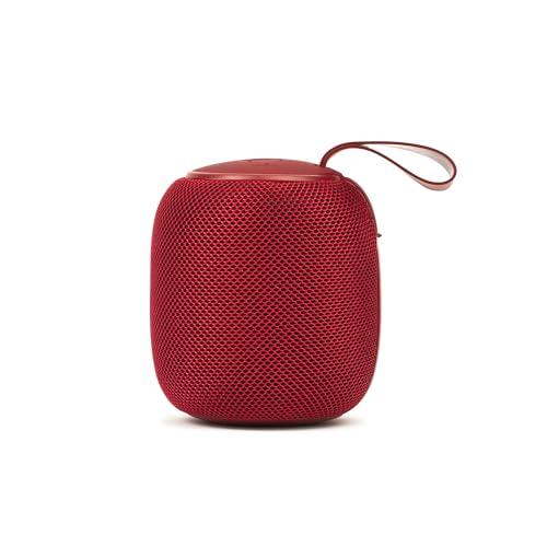 Trevi XR 8A16 Altoparlante Wireless 5.3, Speaker Portatile 5W con Lettore Mp3, Micro SD e Funzione TWS, Cassa Audio con Ricarica USB Type-C, Rosso
