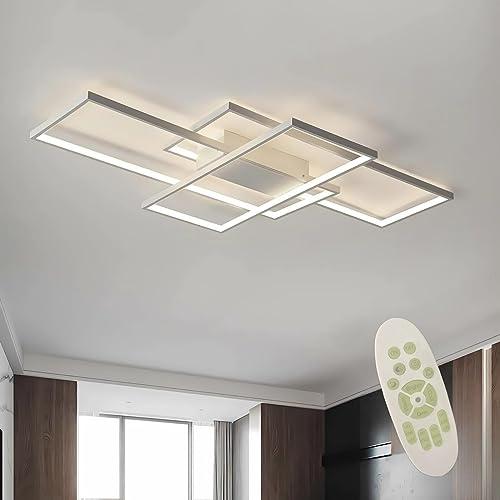 Diossad Plafoniera Led Soffitto Moderna,Dimmerabile Plafoniera Lampada Da Salotto Lampada Da Soffitto Led,Applica A Decorativa Soggiorno Camera Da Letto Cucina E Ufficio