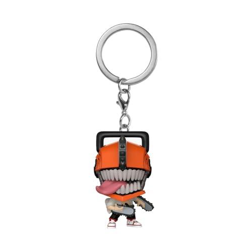 Funko Pop! Keychain: Chainsaw Man - Chainsaw Man - Mini Figura in Vinile da Collezione Novità Portachiavi - Riempitivi per Calze - Idea Regalo - Merchandising Ufficiale - Anime Fans - Minifigure
