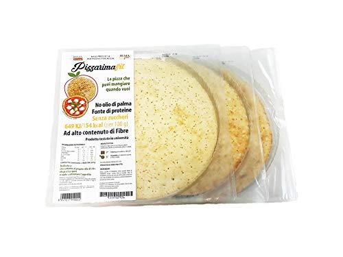 Pizza Dietetica Rima Benessere x3, confezione da 3 pz. base per pizza o focaccia dietetica precotta.