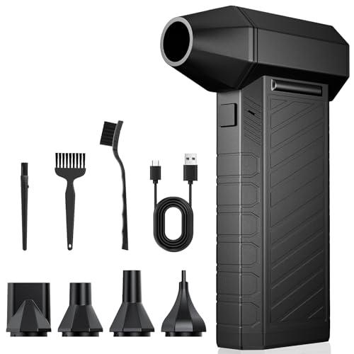 Aria Compressa Elettrico Air Duster, 150000 giri/min Jetdry Soffiatore Aria Compressa, Spray Aria compressa Soffiatore pc Con batteria da 8000mAh per laptop, tastiera, auto