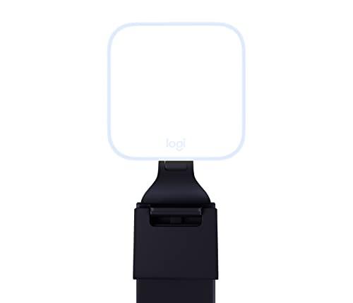 Logitech for Creators Litra Glow Luce LED Streaming Premium - Illuminazione per Computer per Videoconferenze, Riunioni Zoom, con Supporto Regolabile e Controllo da App per PC / Mac - Grafite