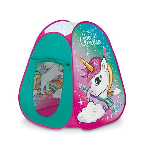Mondo Toys - Unicorn Pop-Up Tent - Tenda da gioco per bambino / bambina - facile da montare / easy to open - borsa per trasporto INCLUSA - 28520