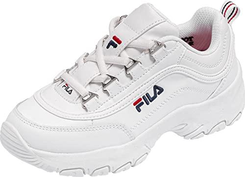 Fila Strada Low Teens, Sneaker Unisex - Bambini e ragazzi, Bianco (White), 37 EU