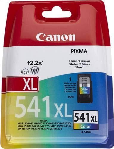 CL-541XL Cartuccia Originale Canon Colore 15ML MG2150 MG2250 MG3250 MG3550 MG3650 MG4250 MX375