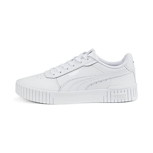 PUMA Carina 2.0, Scarpe da Ginnastica Donna, Puma White-Puma White-Puma Silver, 40 EU
