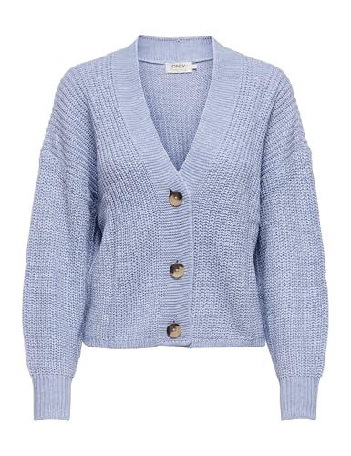ONLY Knitted Cardigan ONLCAROL Knitted Cardigan Blue Heron s Blue Heron S