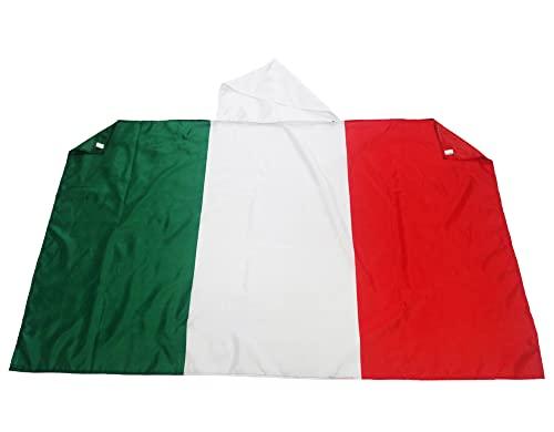 AZ FLAG BANDIERA ITALIA - BODY BANDIERA ITALIANA 90 x 150 cm per tifosi con maniche