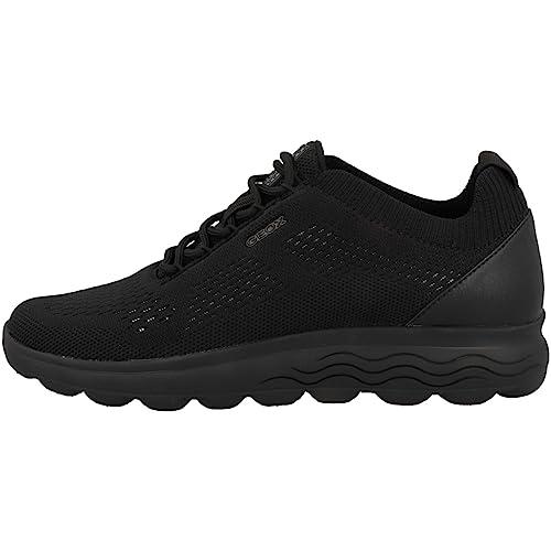 Geox D Spherica A, Sneakers Donna, Nero Black B, 40 EU