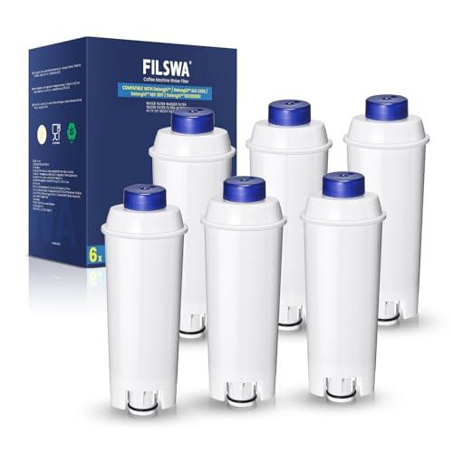 Filtro Acqua Addolcitore Compatibile con Macchine da Caffè Delonghi ECAM, Dinamica, Magnifica S, Rivelia, ETAM, Autentica, Esam, DLSC002, Filtro per Macchina Caffè Delonghi