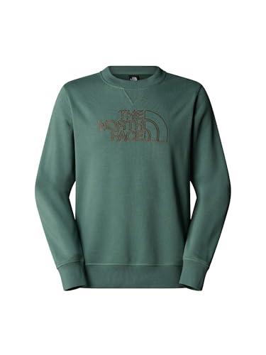 THE NORTH FACE NF0A8C1CAQI M Drew Peak Light Crew Maglia Lunga Uomo Duck Green/Latte Taglia XL