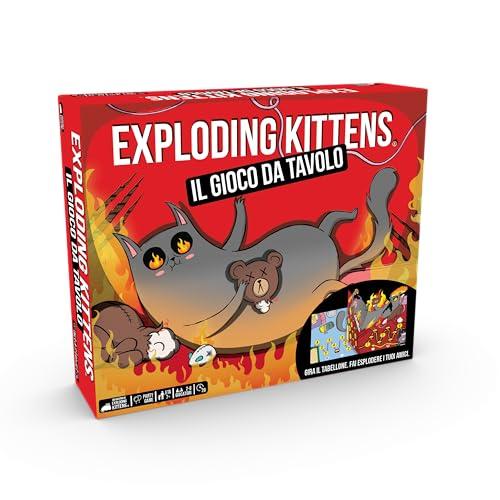 Asmodee Exploding Kittens - Il gioco da tavolo - Gioco di società per 2-6 giocatori, gioco strategico e divertente a partire dai 7 anni, 15-30 minuti, versione italiana