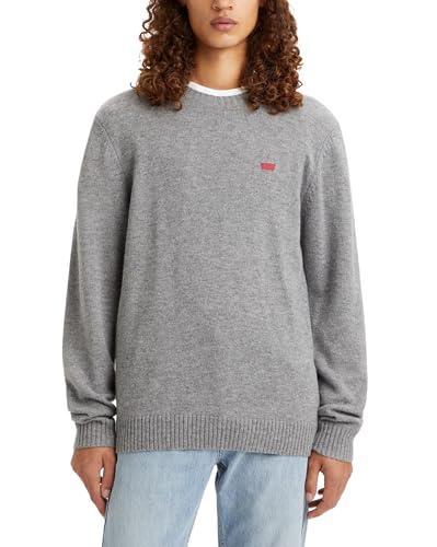 Levi's Original Housemark Sweater, Uomo, Mid Tone Grey Heather, L