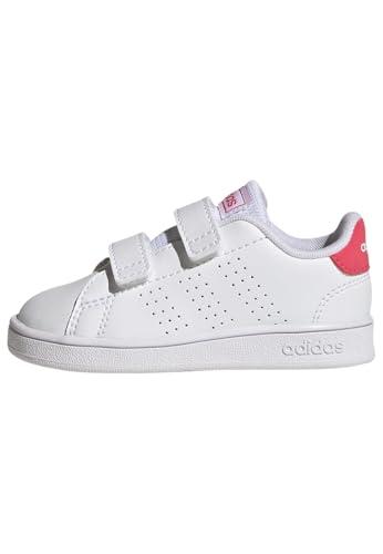 adidas Advantage, Sneakers, Bianco (Ftwr White/Real Pink/Core Black), 23 EU