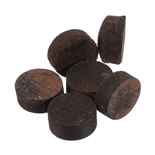 PATIKIL 12mm Biliardo Stecca Punte, 6pz Biliardo Biliardo Stecca Punte Biliardo Stecca Sostituzione Punta Snooker Stecca Punte per Biliardo Stecca, Marrone
