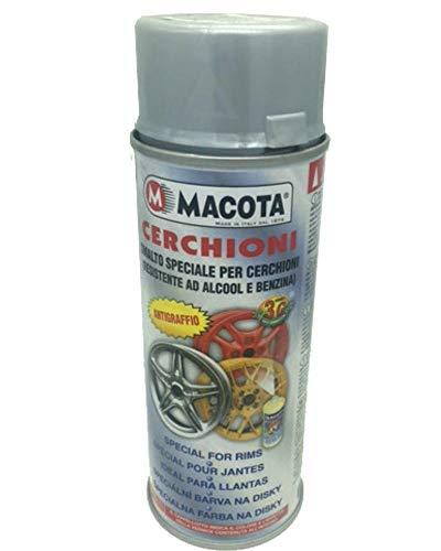 Macota 1210076 Vernice Alluminio Ruote Spray Smalto Speciale per Cerchioni
