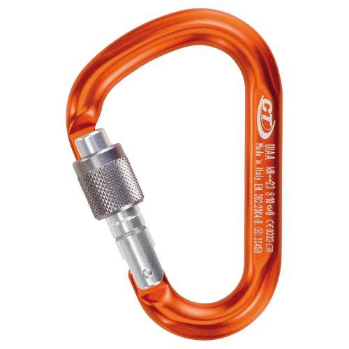 Climbing Technology Snappy SG, Moschettone HMS Unisex-Adulto, Arancione, Taglia Unica