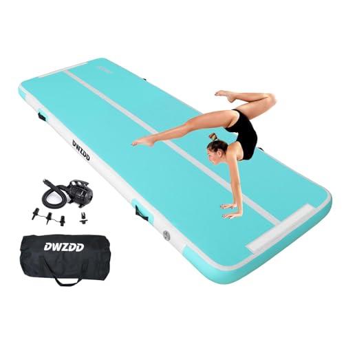 Dwzdd Ginnastica Air Matte Track, 3 m/4 m/5 m/6 m Tappetino di Ginnastica per Bambini, Tappetino di Ginnastica Gonfiabile Tumble Track per Casa/Palestra/Allenamento/Cheerleading/Wasse