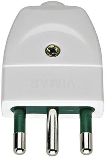 Vimar 00202.B Spina 2P+T 16A S17 Assiale, Bianco