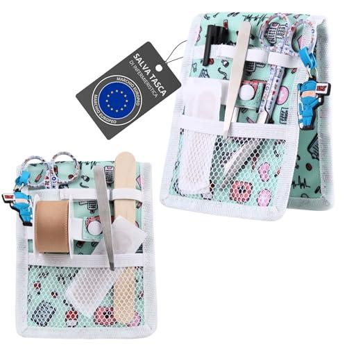 Ph Pro Heat Porta Penne Infermieri da Tasca - Infermiere Accessori con Calamite - Organizer Infermiere - Porta Oggetti Infermiera Tasca.