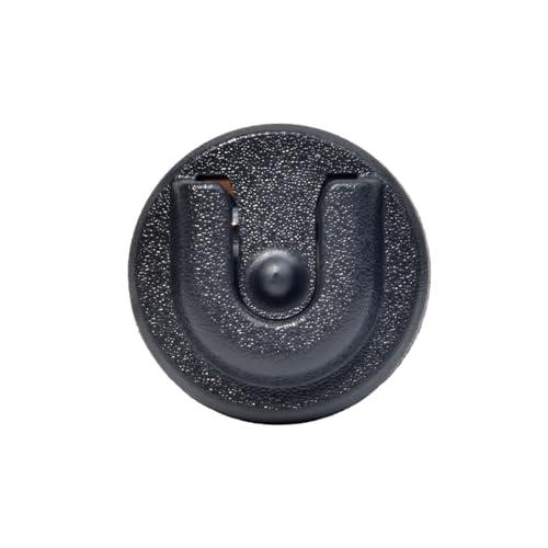 UAYESOK Supporto per microfono CB, supporto per radio e microfono, con retro adesivo, per Midland, Kenwood, Motorola, Baofeng, CB PMR, per auto, Jeep, casa, ufficio (nero)