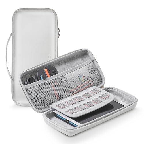 elago Custodia per Nintendo Switch 2 (2025) - Design Sottile, Tasche per Controller e Accessori, Borsa Da Viaggio Portatile, Guscio Rigido Protettivo, Microfibra Morbida Premium, 10 Slot per Carte