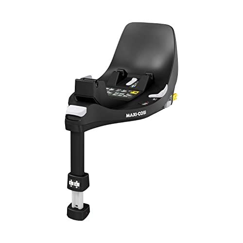 Maxi-Cosi FamilyFix 360 i-Size Base per seggiolino auto girevole, Base ISOFIX girevole a 360°, 0-4 anni (40-105 cm), Rotazione FlexiSpin con una mano, Controllo rotazione TravelSafe, Click & Go, Nero