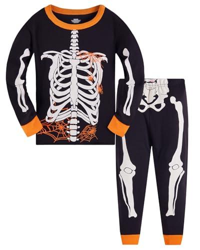 TEDD Pigiama Ragazzo Halloween Cotone Lungo Pyjama Sets Vestiti Bambino Invernale Due Pezzi Impostato Natalizio Regalo per Ragazzi 9-10 Anni