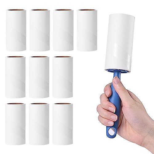 Rotolo adesivo, rotolo adesivo extra appiccicoso per rimuovere pelucchi e peli di animali dai vestiti, dai capelli, dai peli di gatto e cane (12)