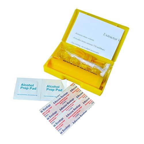 JTKENS Kit pompa estrattore veleno forniture di pronto soccorso di emergenza per zaino in spalla all'aperto campeggio rimozione serpenti e insetti morsi e punture di primo soccorso