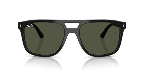 Ray-Ban Occhiali da sole unisex Rb2213, Nero/Verde, 55 mm