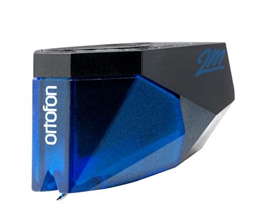Ortofon 2M Blue - testina a magnete mobile con stilo ellittico nudo - alta dinamica e risoluzione | suono aperto e dettagliato | blu/nero
