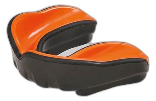 METAL BOXE - Paradenti in gel, da adulto, nero/arancione