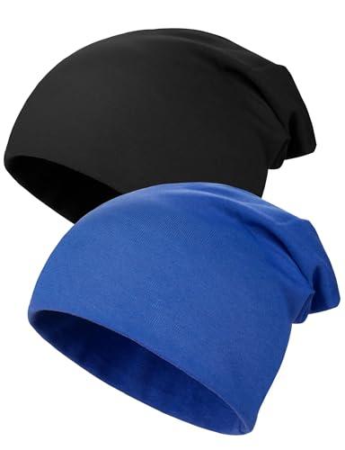Kiiwah 2 Pezzi Berretto Bambino Invernale, Cappello Cotone Bambina, Cappelli Bambino Caldi in Doppio Strato per Primavera, Autunno, Inverno