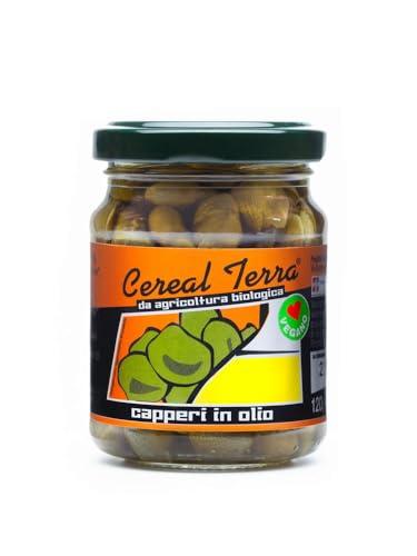 Cereal terra, Capperi sott'olio bio, 120g