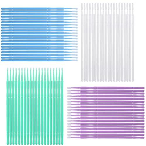 XIASHENG Set di 80 Pennelli per Vernice Auto,4 Colori Ritocco Vernice Auto Penna Ritocco Carrozzeria,Disponibili in 4 Diverse Misure,Tamponi di Vernice per Auto Pennello Riparazione di Danni,Pittura