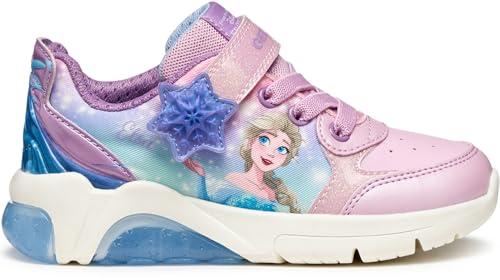 Geox J Fadinlight Girl, Scarpe da Ginnastica, Rosa, 28 EU
