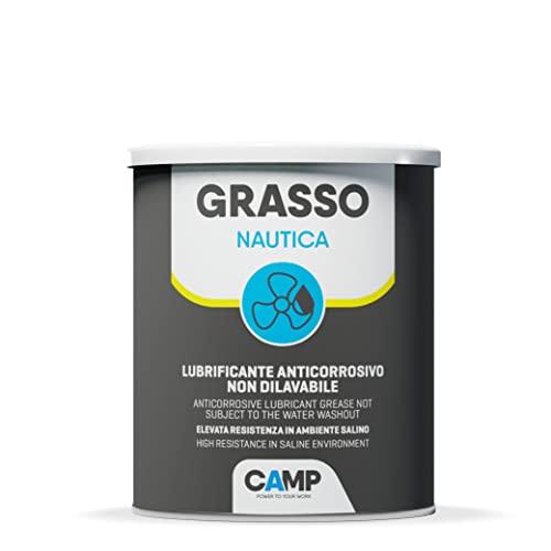 Camp GRASSO NAUTICA, Grasso lubrificante protettivo di colore bianco, Anticorrosivo, Idrorepellente, Non dilavabile, Specifico per nautica, 1 kg