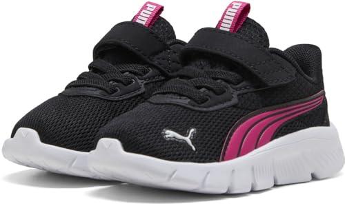 Puma Flexfocus Modern AC+ Inf, Sneaker Unisex - Bimbi 0-24, Black Pink White, 23 EU