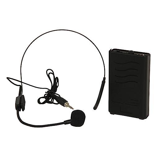Ibiza - PORTHEAD12-2 - Microfono per cuffie wireless VHF 207,5MHz per PORT8VHF-BT, PORT10VHF-BT, PORT12VHF-BT, PORT15VHF-BT
