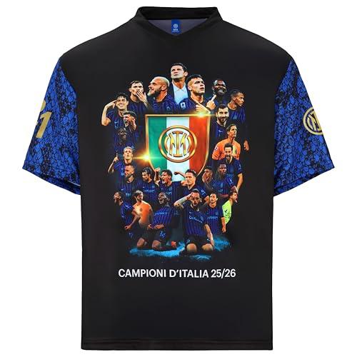 Inter - Tshirt Campioni d'Italia 2025/26, Maglia Celebrativo Scudetto, Prodotto Ufficiale