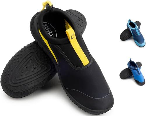 Cressi Coco Shoes - Scarpa Sportiva Ideata per Sport Acquatici, Shoes Nero/Giallo 39, Adulti Unisex