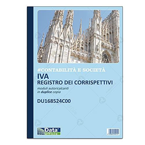 IVA REGISTRO DEI CORRISPETTIVI - Moduli autoricalcanti in duplice copia - 24 mesi - Cod. DU168524C00 -