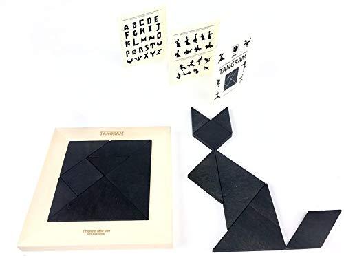 Il Pianeta delle Idee - Tangram classico in legno – Made in Italy – Creato con energia solare – 100% Ecologico