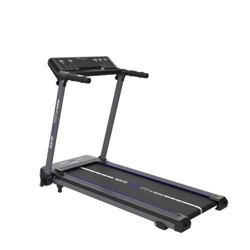PRIXTON Tapis Roulant Run Fit 250, Compatto pieghevole, 12 Programmi di Allenamento, Velocità massima 14 km/h, 3 livelli di inclinazione, App mobile e Bluetooth