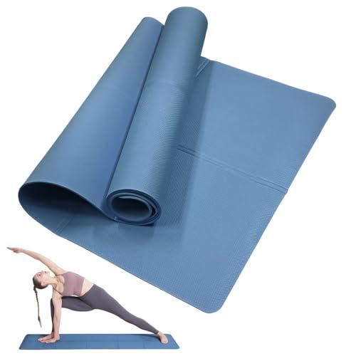 LULUWA Tappetino da Yoga Classico, Antiscivolo, Portatile 3 mm di Spessore EVA per Fitness Yoga Pilates Allenamento Campeggio Viaggi per Uomo e Donna